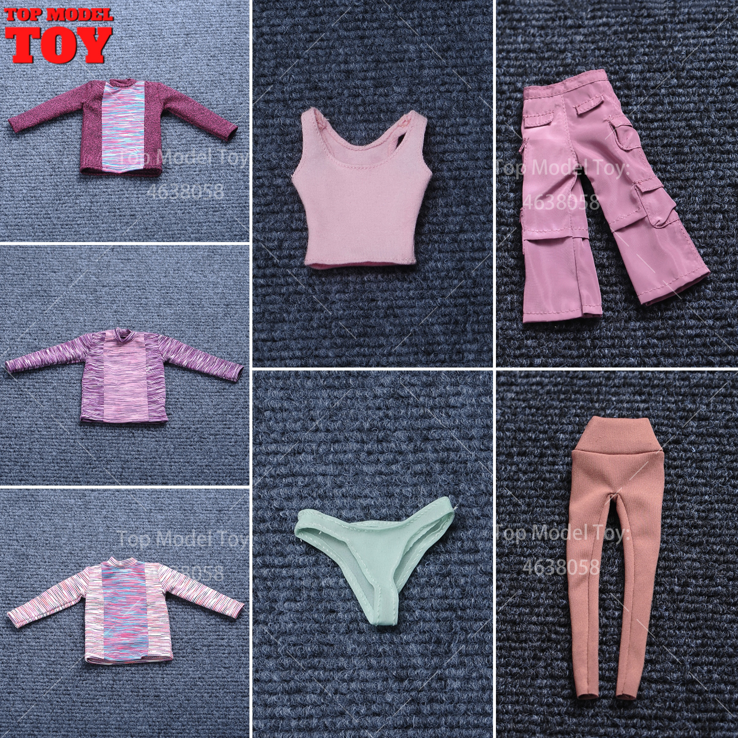Yoga Fitness First - 1/6 Elastic Yoga Fitness Shirt Clothes