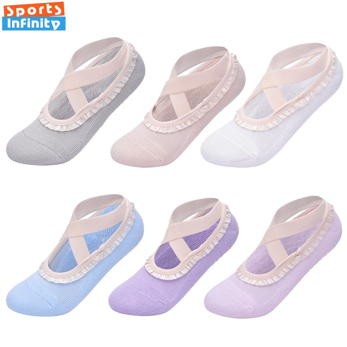 Yoga Fitness Pilates - 2026 Women's Strap Lace Yoga Socks