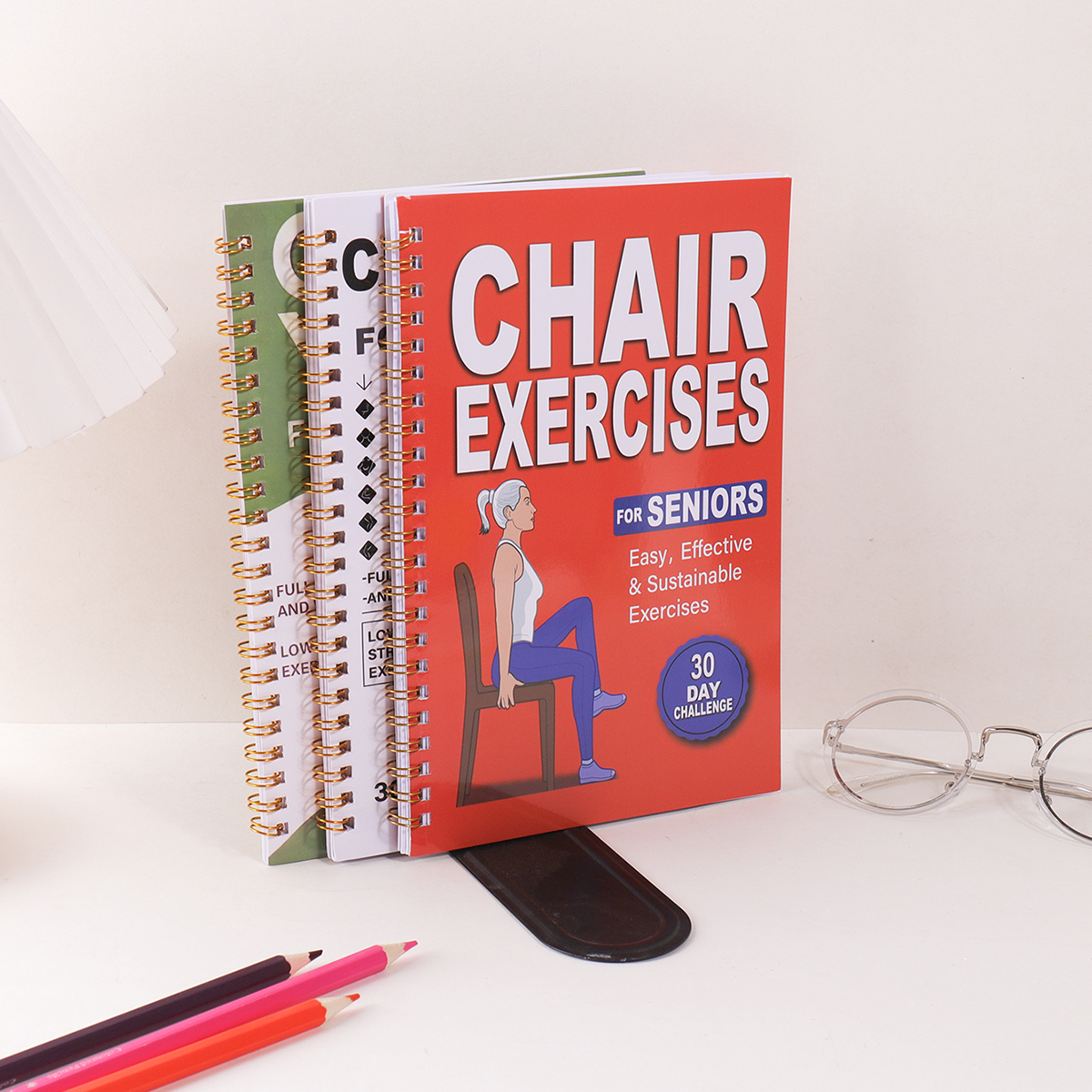 Yoga Fitness Ring - 30 Day Chair Yoga Guide Weight