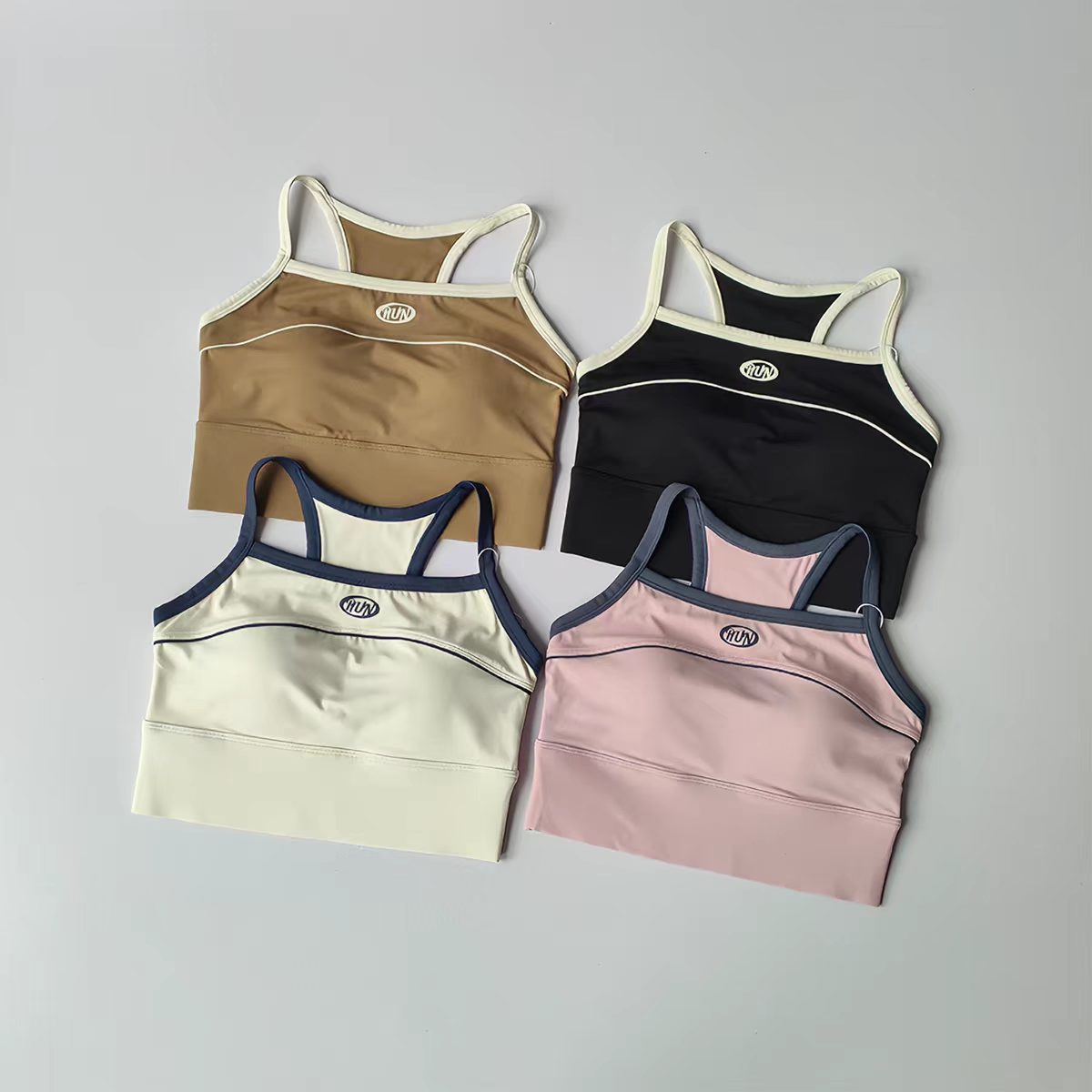 Yoga Blocks - Women Color Block Sports Bra with