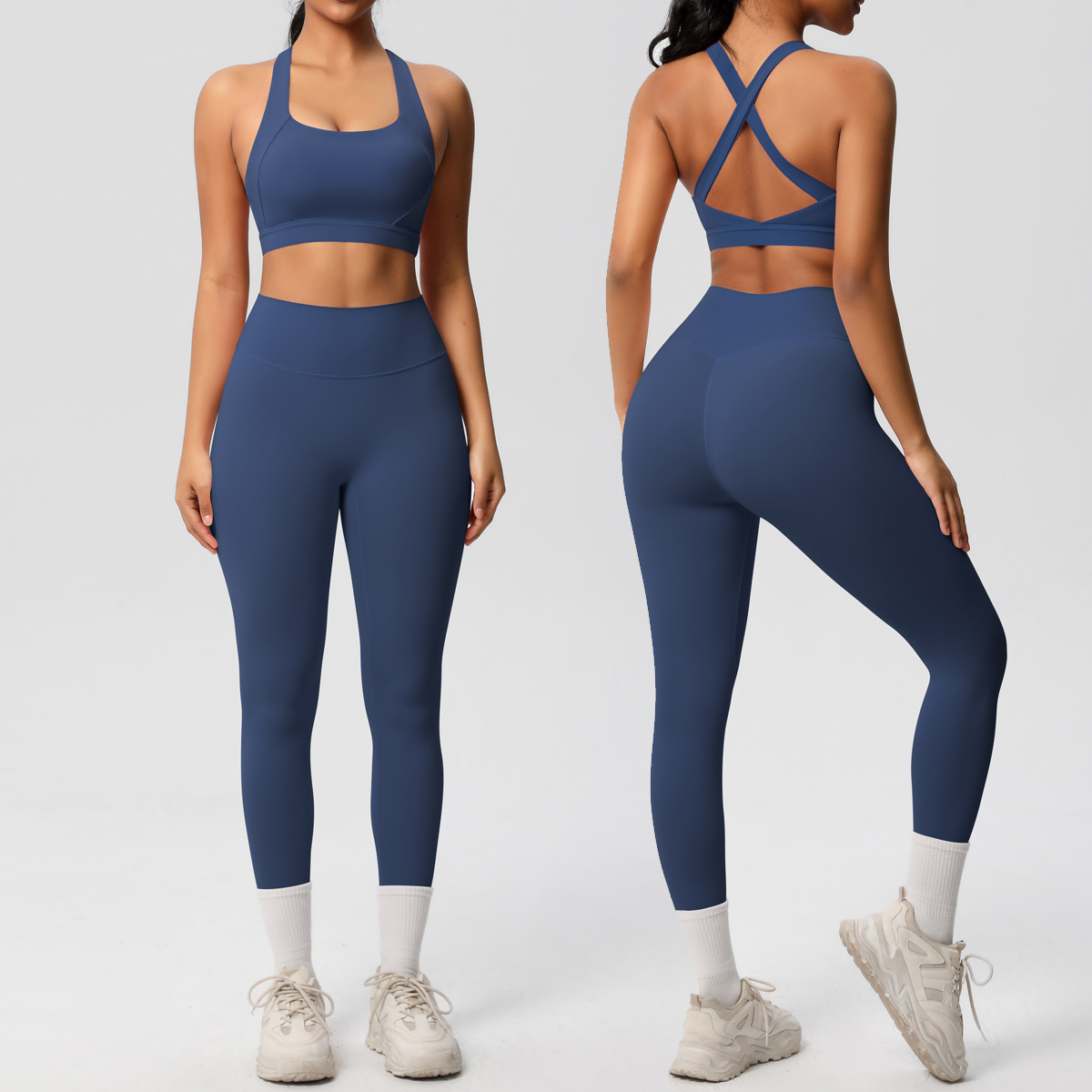 Yoga Fitness Kit - 2 Pieces Sportswear Yoga Set Gym