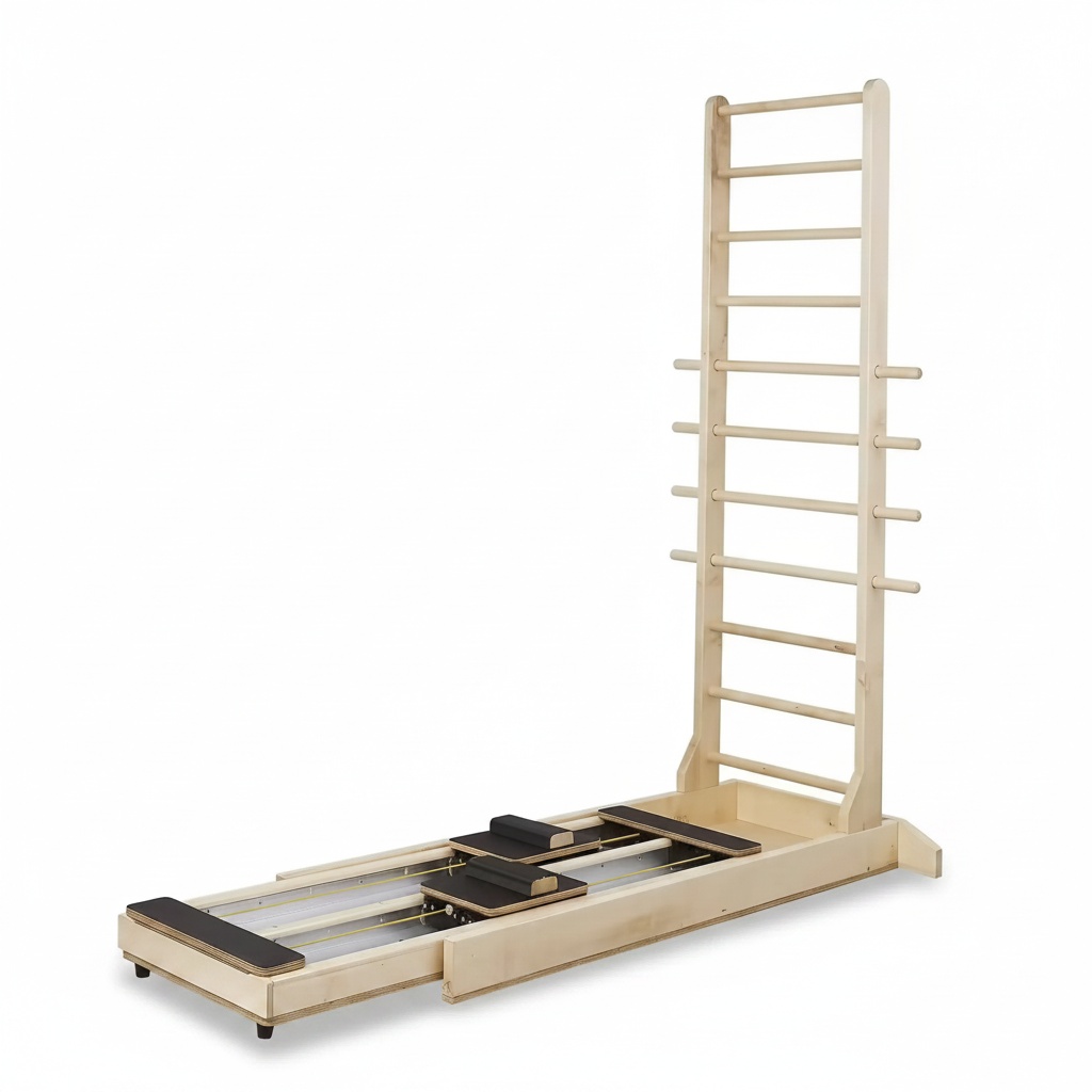 Yoga Fitness Pilates - Pilates Reformer, Maple Wood Dual-Track Core