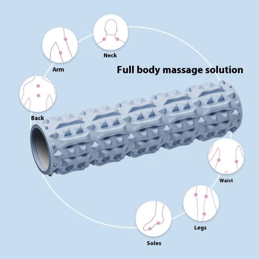 EVA Foam Fitness Back Roll Tri - Yoga Fitness Body ulasan dan harga