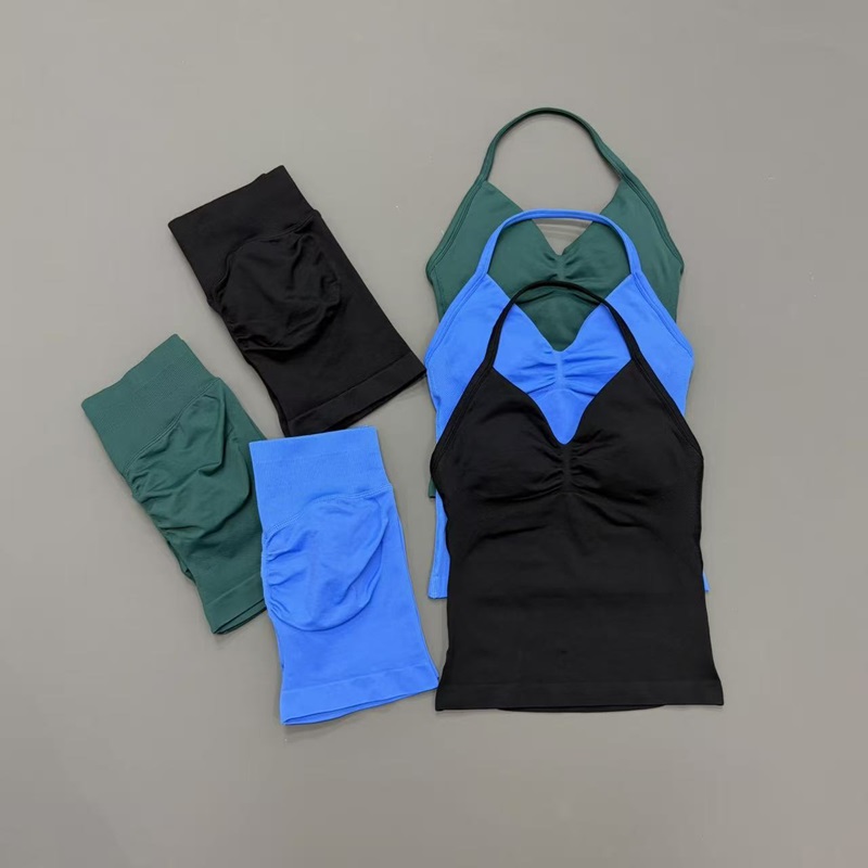 2 Piece Gym Set Women Seamless - Yoga Fitness Outfit ulasan dan harga