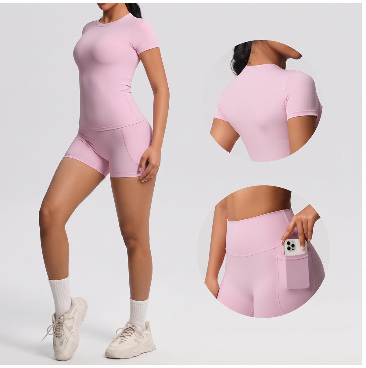 Pocket Yoga Set Speed Drying R - Yoga Fitness Outfit ulasan dan harga