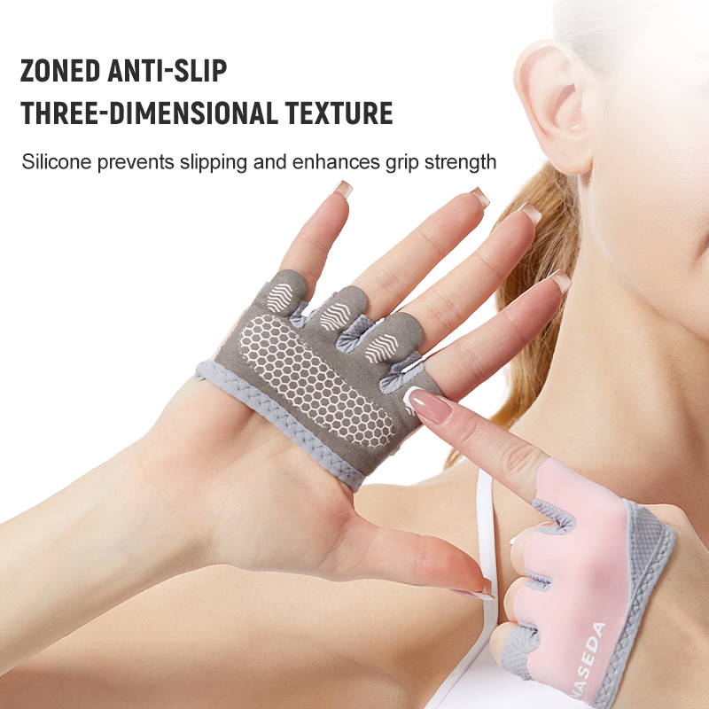 Pair of Fitness Fingerless Glo - Yoga Fitness Pilates ulasan dan harga