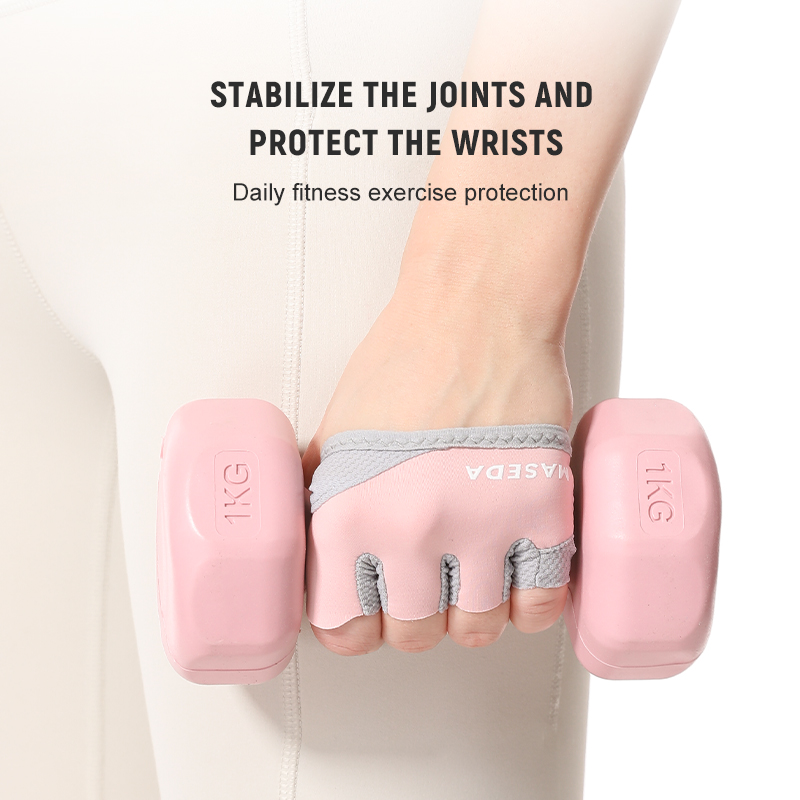 Pair of Fitness Fingerless Glo - Yoga Fitness Pilates ulasan dan harga