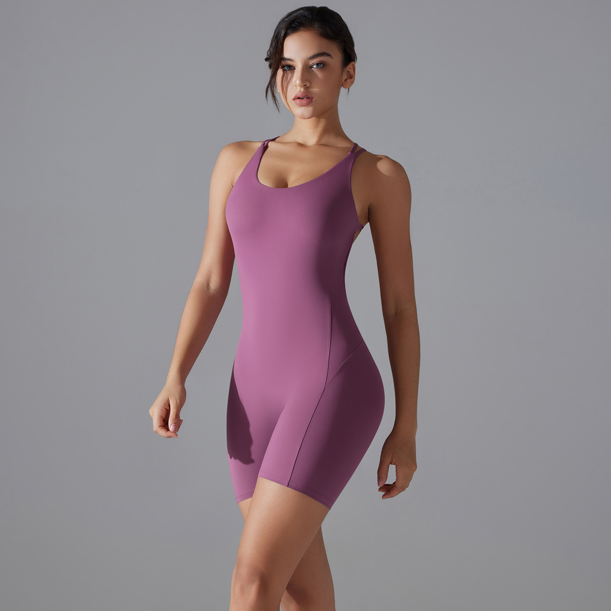 Yoga Set Romper Backless Set F - Yoga Fitness Kit ulasan dan harga
