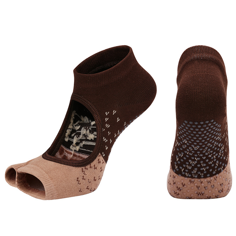 Non-Slip Split-Toe Yoga Socks  - Yoga Fitness Pilates ulasan dan harga