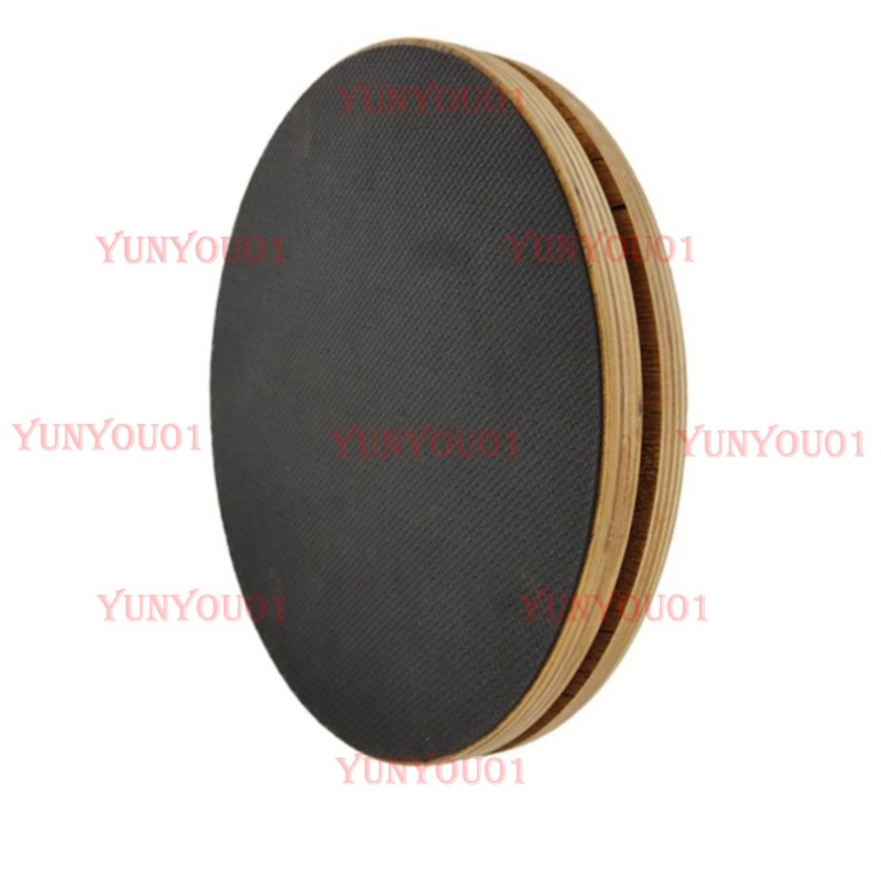 Solid Wood Pilates Rotating Di - Yoga Fitness Wheel ulasan dan harga