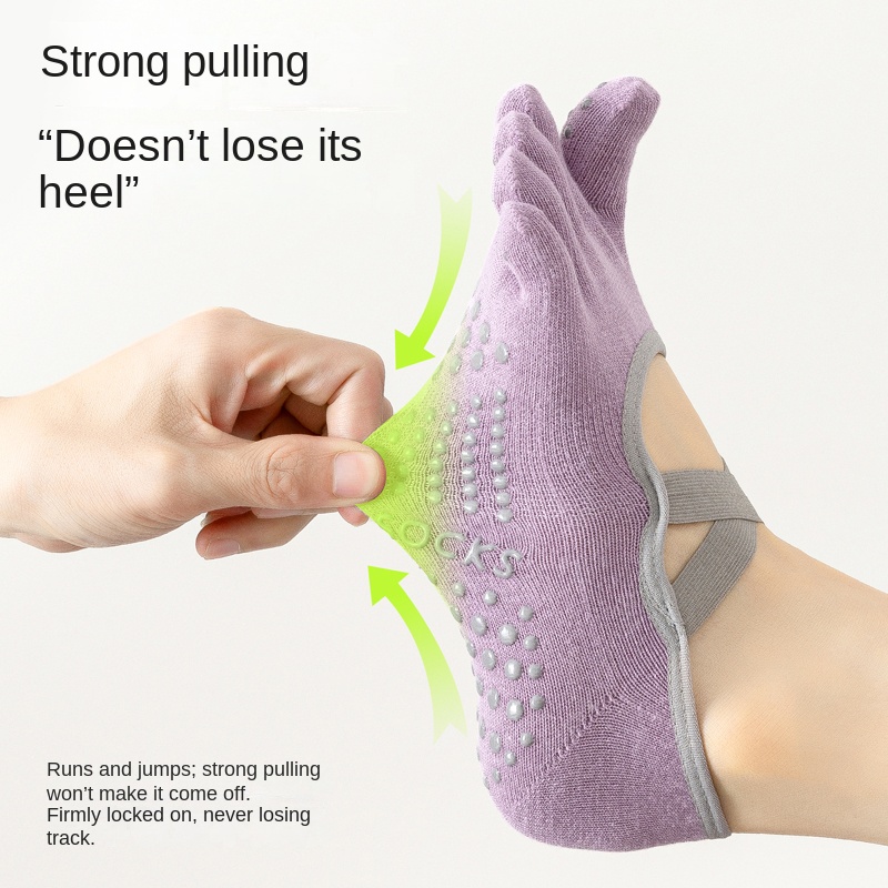Women Non-Slip Five-Toe Yoga S - Yoga Fitness Pilates ulasan dan harga