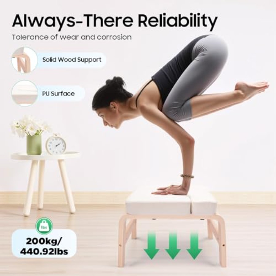 , Solid Wood Yoga Inversion Be - Yoga Blocks ulasan dan harga