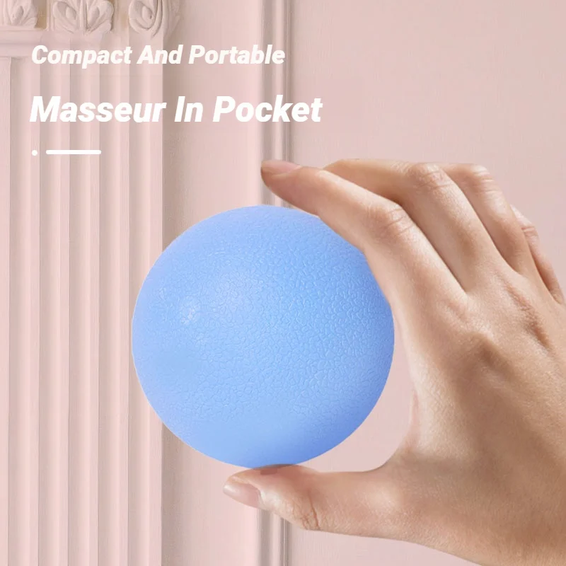 TPE 6CM Fascia Ball Deep Tissu - Yoga Fitness Ball ulasan dan harga