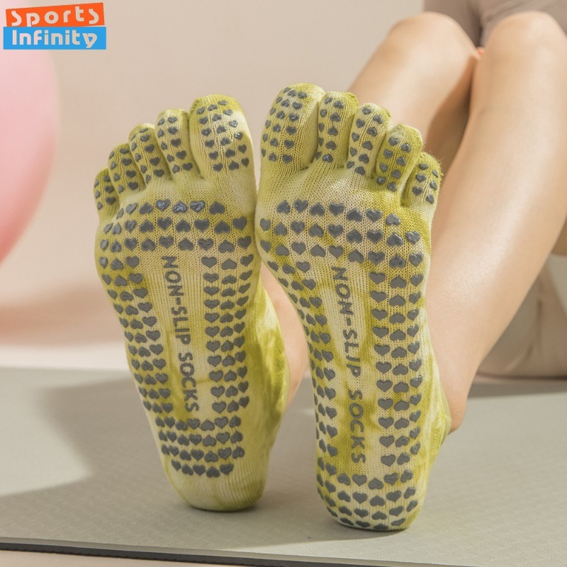 New Non Slip Tie Dye Five Fing - Yoga Fitness Pilates ulasan dan harga