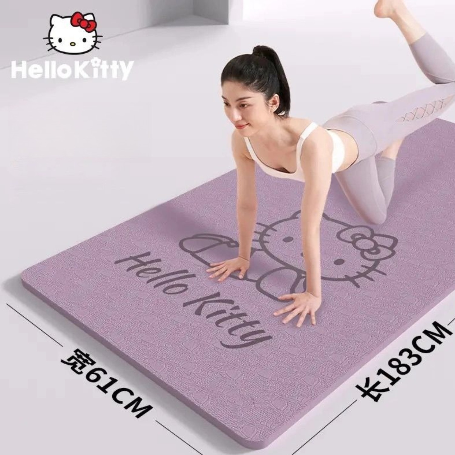 Anime Sanrio Hello Kitty TPE Y - Yoga Fitness First ulasan dan harga