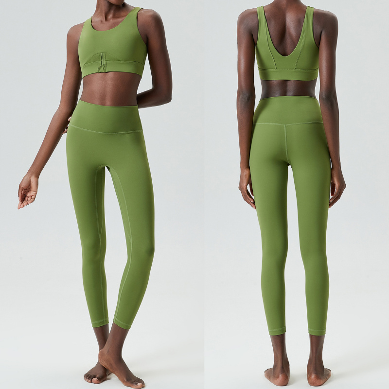 Two Pieces Set Zipper Yoga Spo - Yoga Fitness Outfit ulasan dan harga