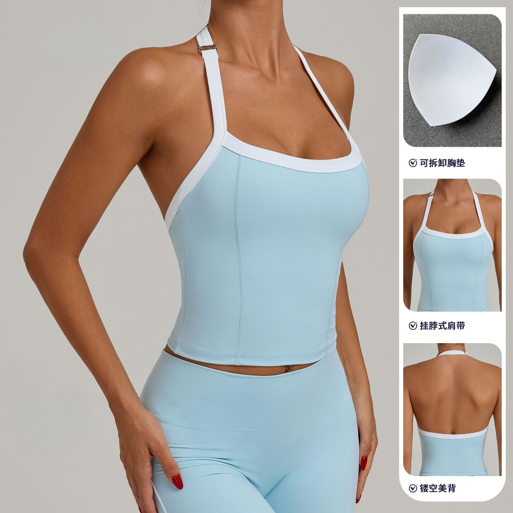 Hanging Neck Top Sports Bra Wo - Yoga Blocks ulasan dan harga