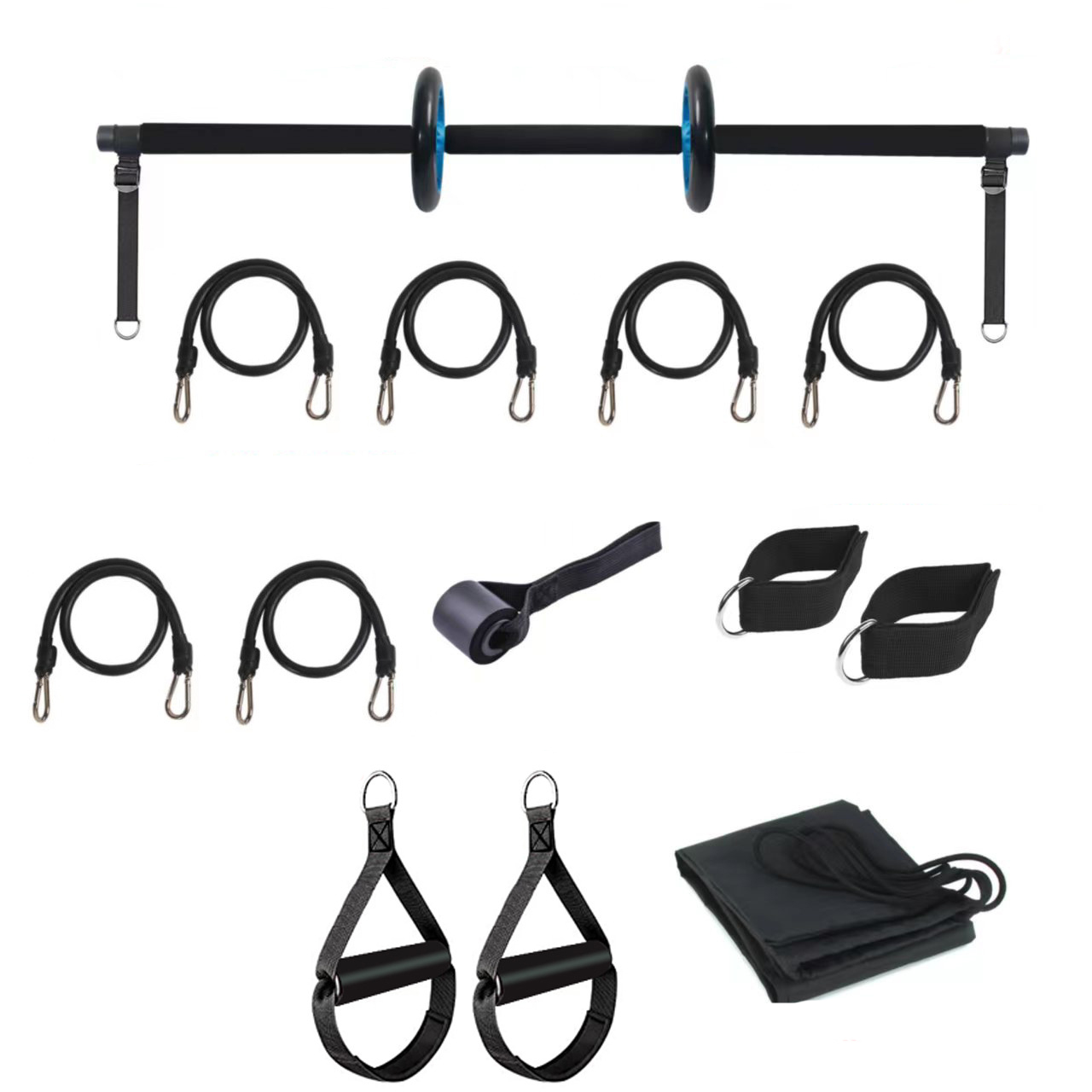 Resistance Belt Tensioner Ches - Yoga Fitness Wheel ulasan dan harga