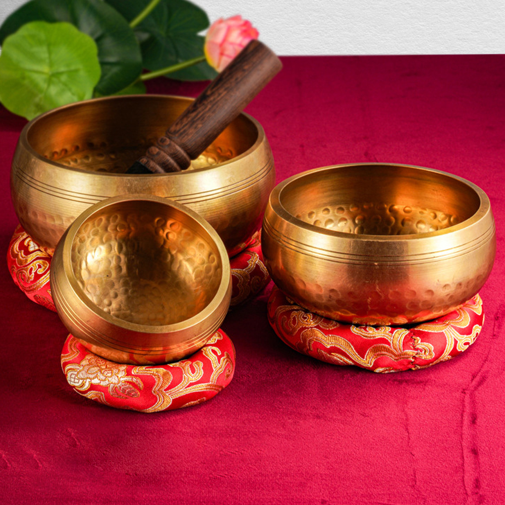 Tibetan Singing Bowl Set Uniqu - Yoga Fitness Outfit ulasan dan harga
