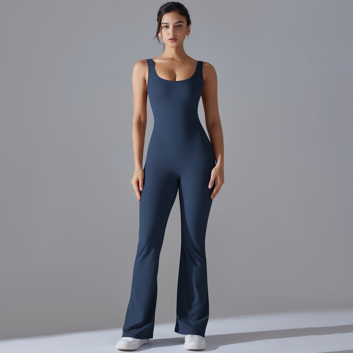 Sexy Back V Jumpsuit Gym Set W - Yoga Fitness Outfit ulasan dan harga