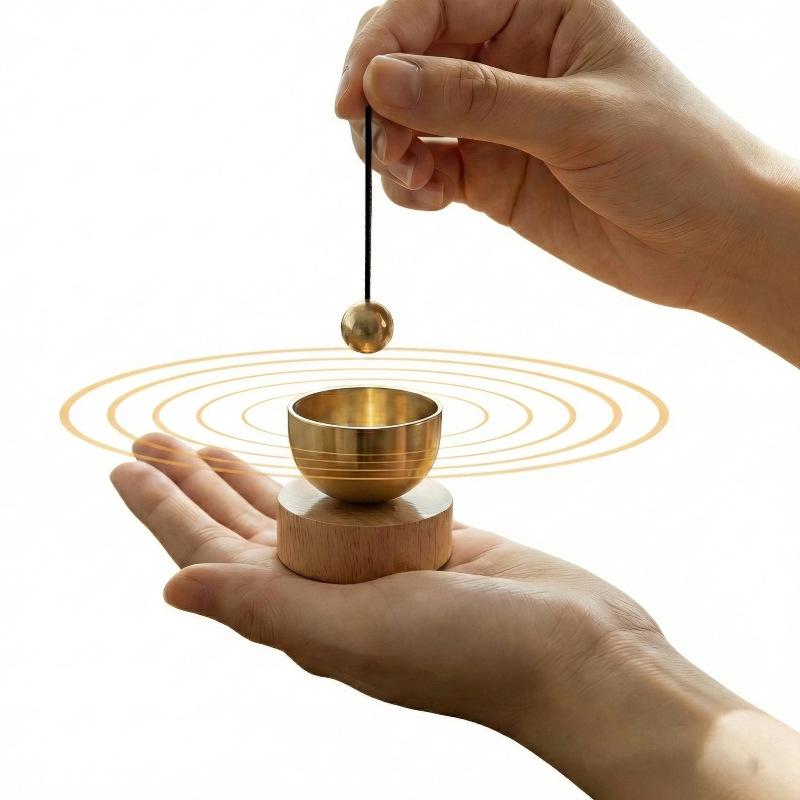 Singing Bowl Set Mini Meditati - Yoga Fitness Outfit ulasan dan harga
