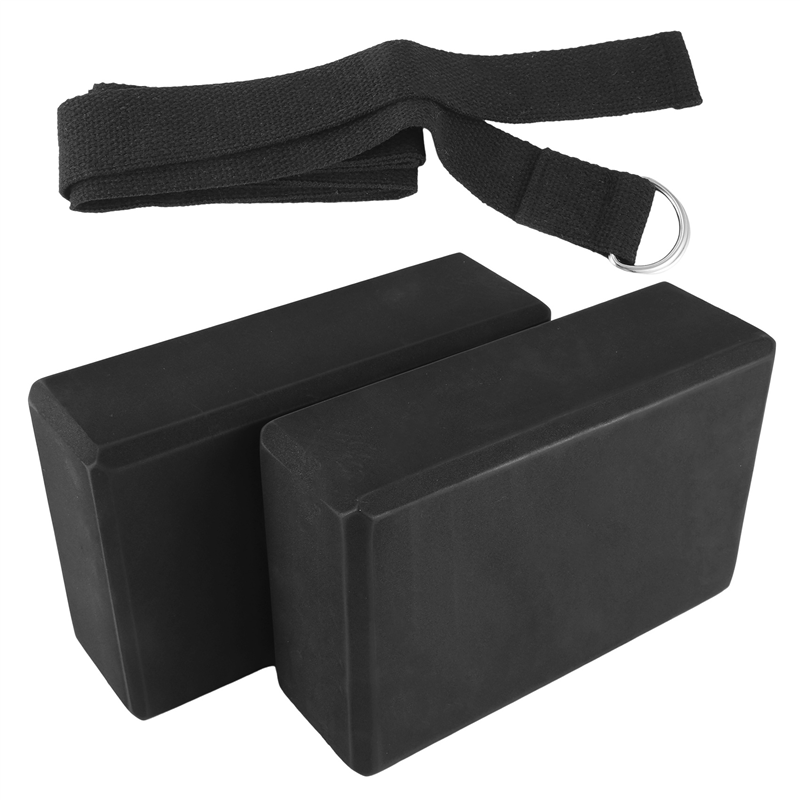 B72A 2Pcs Yoga Block And Yoga  - Yoga Blocks ulasan dan harga
