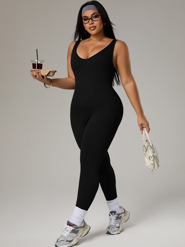 Plus Size Women's Tracksuit Gy - Yoga Fitness Outfit ulasan dan harga