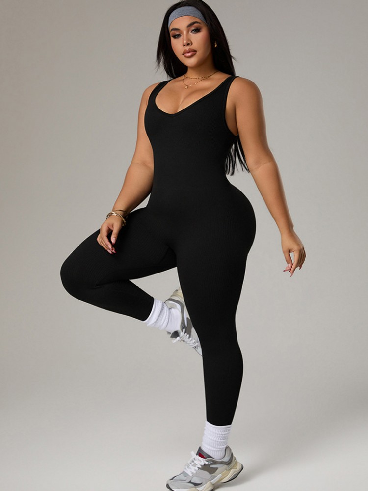 Plus Size Women's Tracksuit Gy - Yoga Fitness Outfit ulasan dan harga