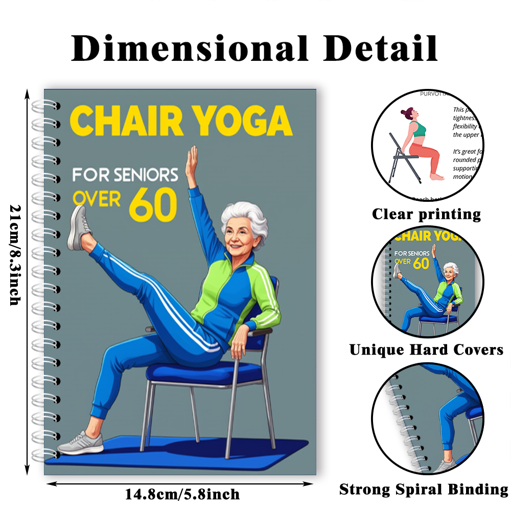 Chair Yoga Logbook Notebook Fi - Yoga Fitness Ring ulasan dan harga