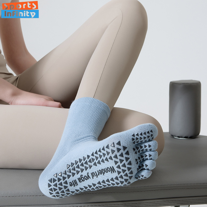 Fashion Five Finger Split Toe  - Yoga Fitness Pilates ulasan dan harga