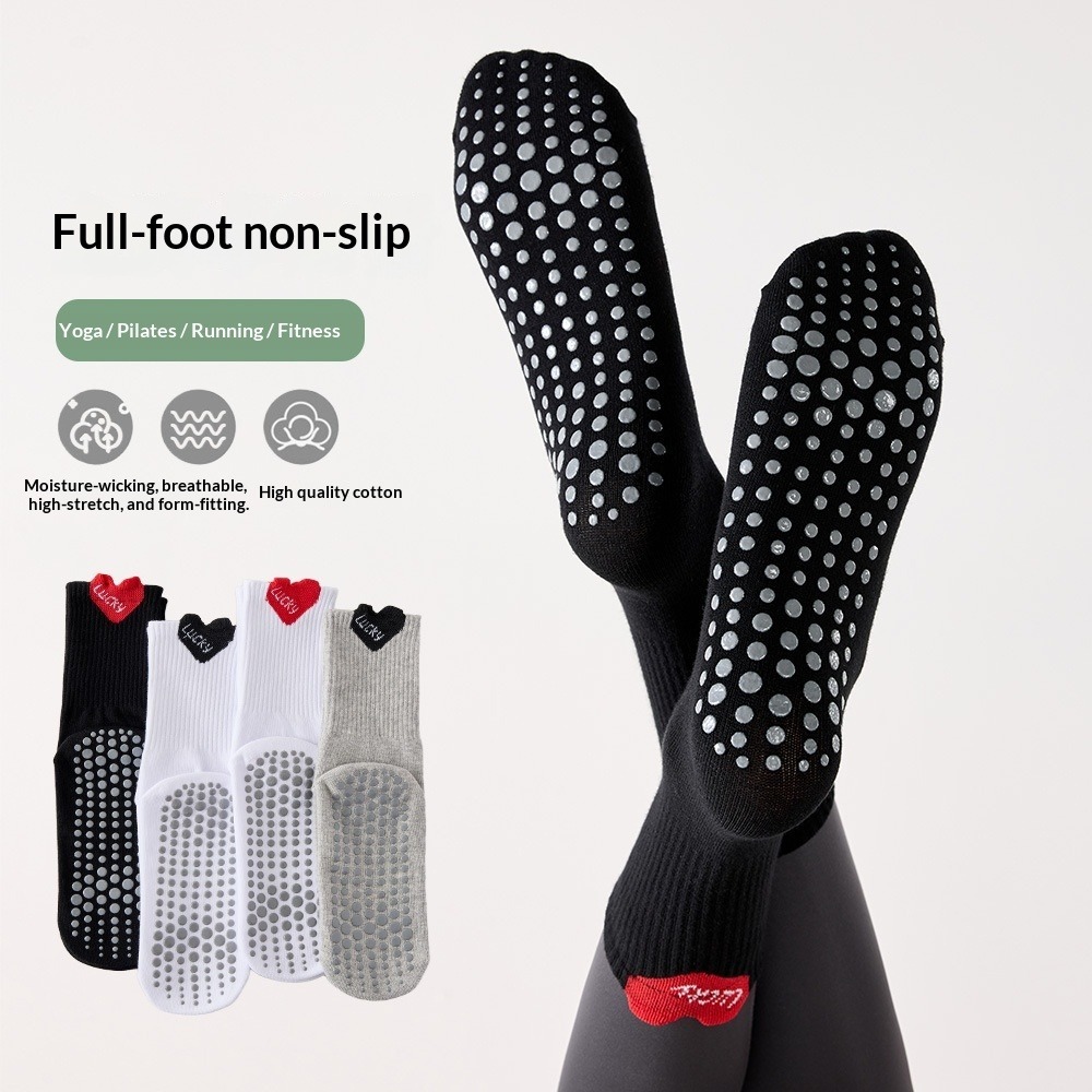 Women's Mid-Calf Sport Socks P - Yoga Fitness Pilates ulasan dan harga