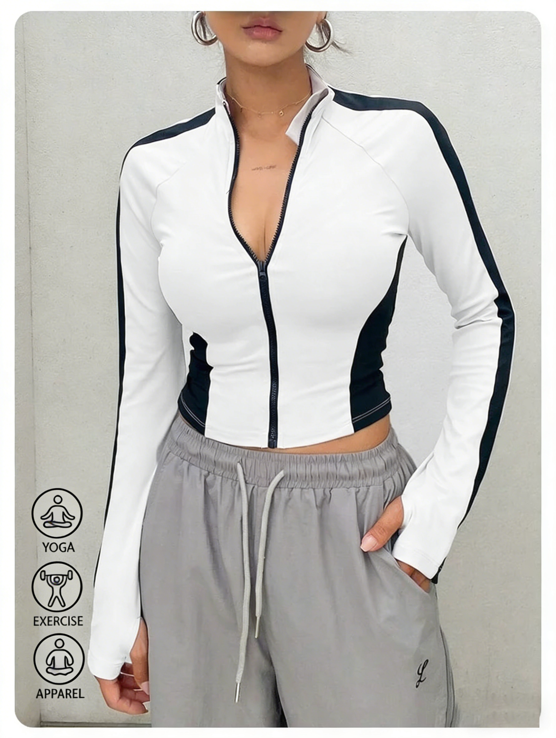 Yoga Clothes Stand Up Collar J - Yoga & Fitness With Faye The Well Being Studio Abbots Langley ulasan dan harga
