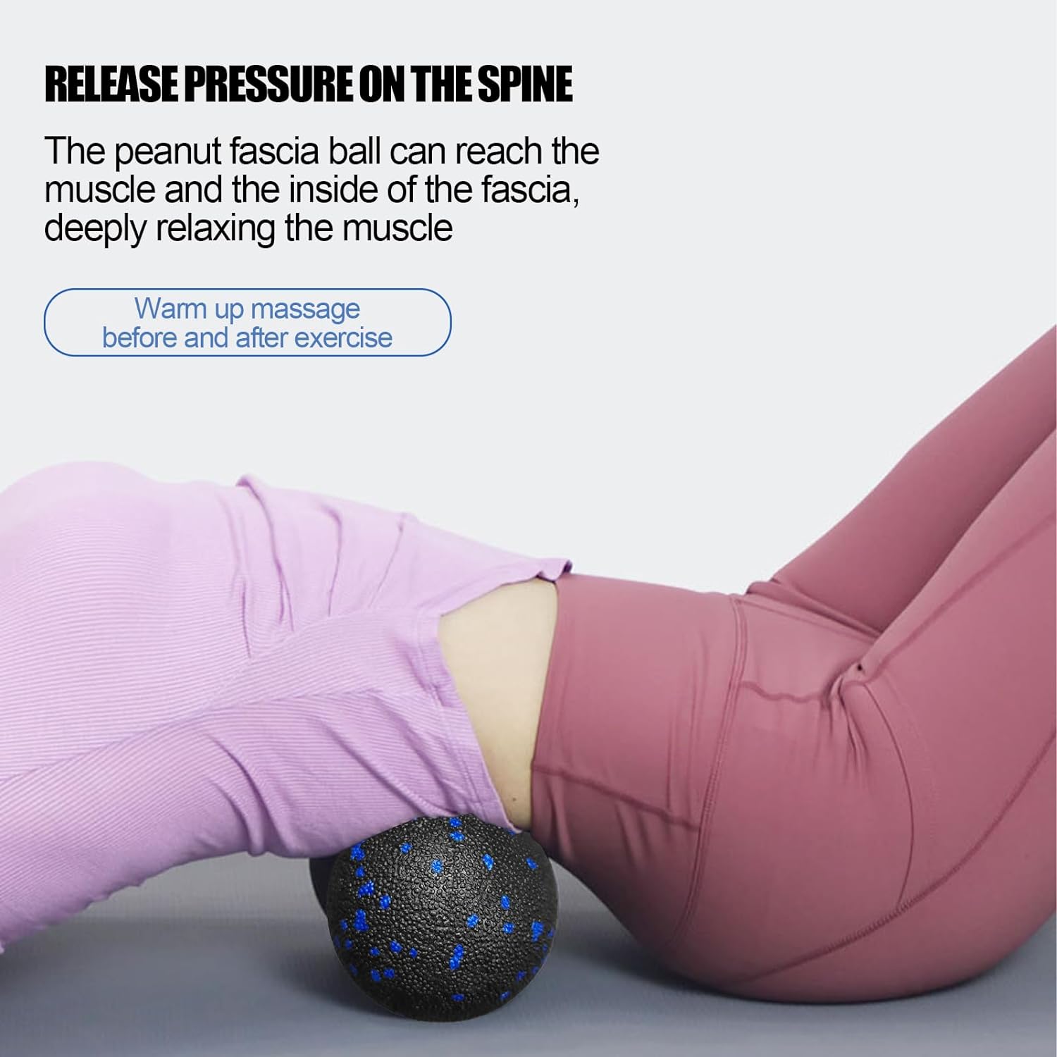 Peanut Fitness Massage Ball Se - Yoga Fitness Wheel ulasan dan harga