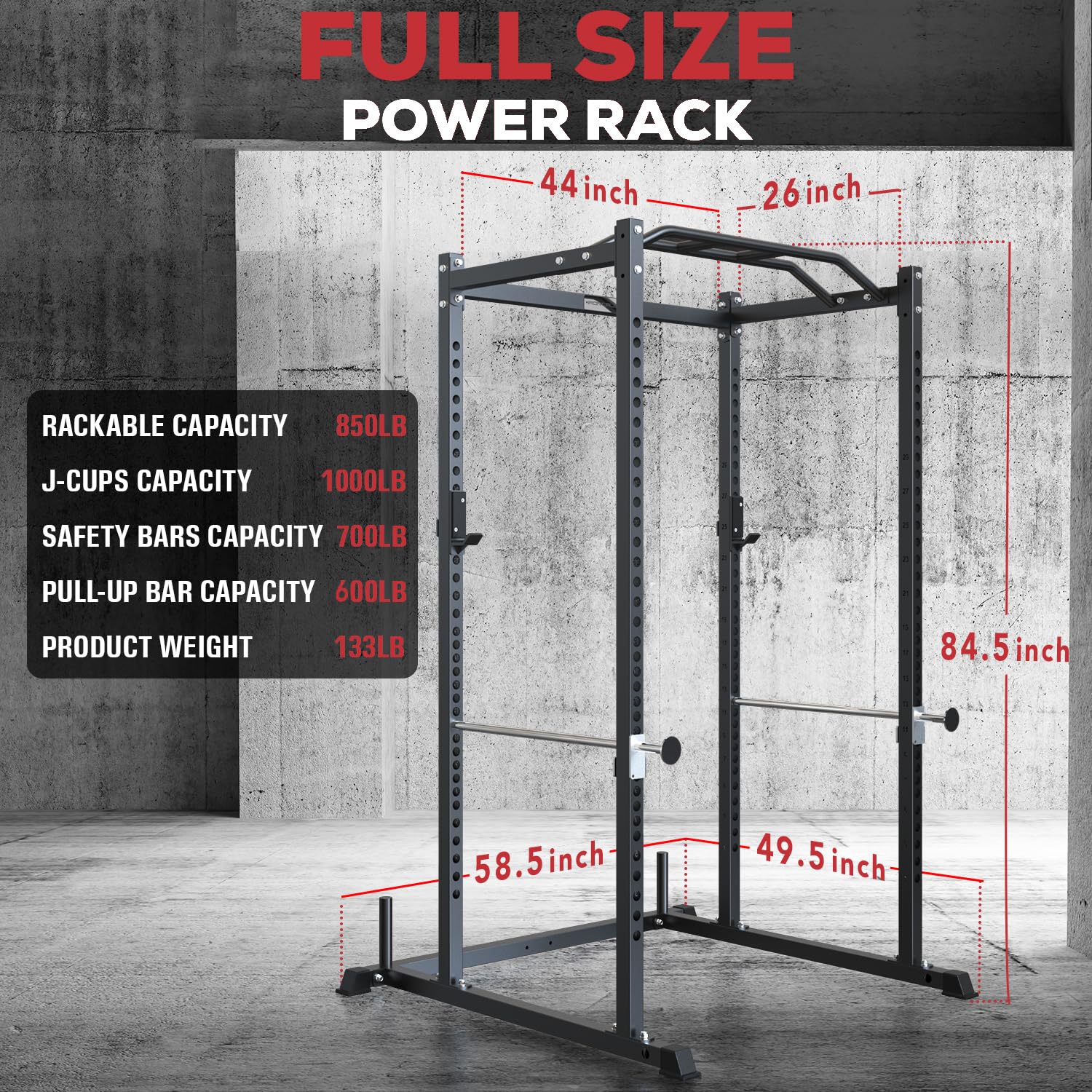 i200 Power Rack – Multi-Functi - Lat Pulldown Bar ulasan dan harga