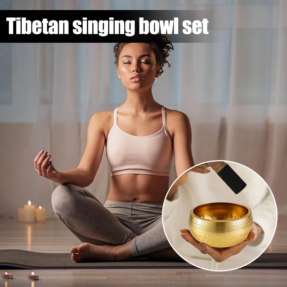 1Set Singing Bowl Set Meditati - Yoga Fitness Outfit ulasan dan harga