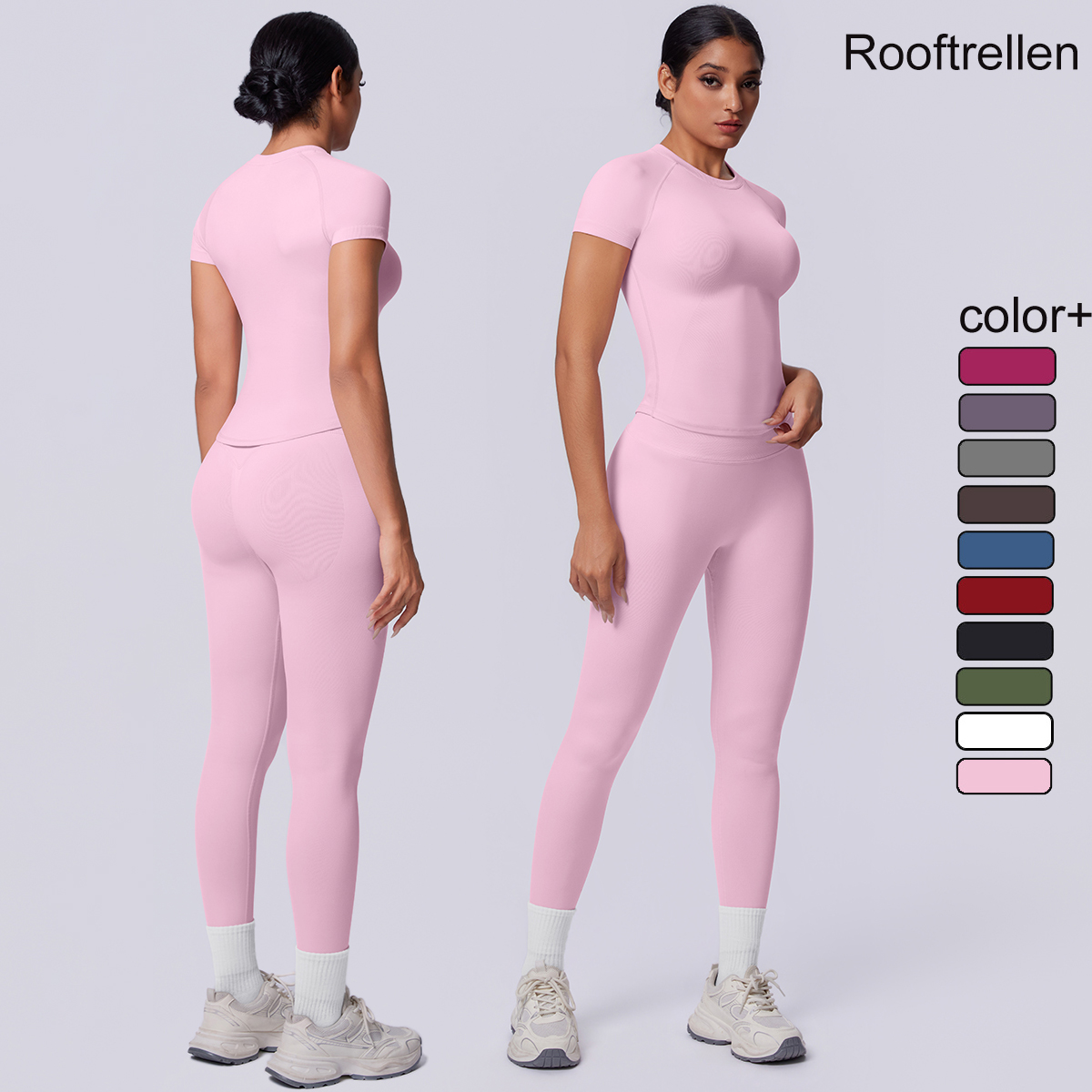 Rooftrellen New 2PCS/set Yoga  - Yoga Fitness Outfit ulasan dan harga