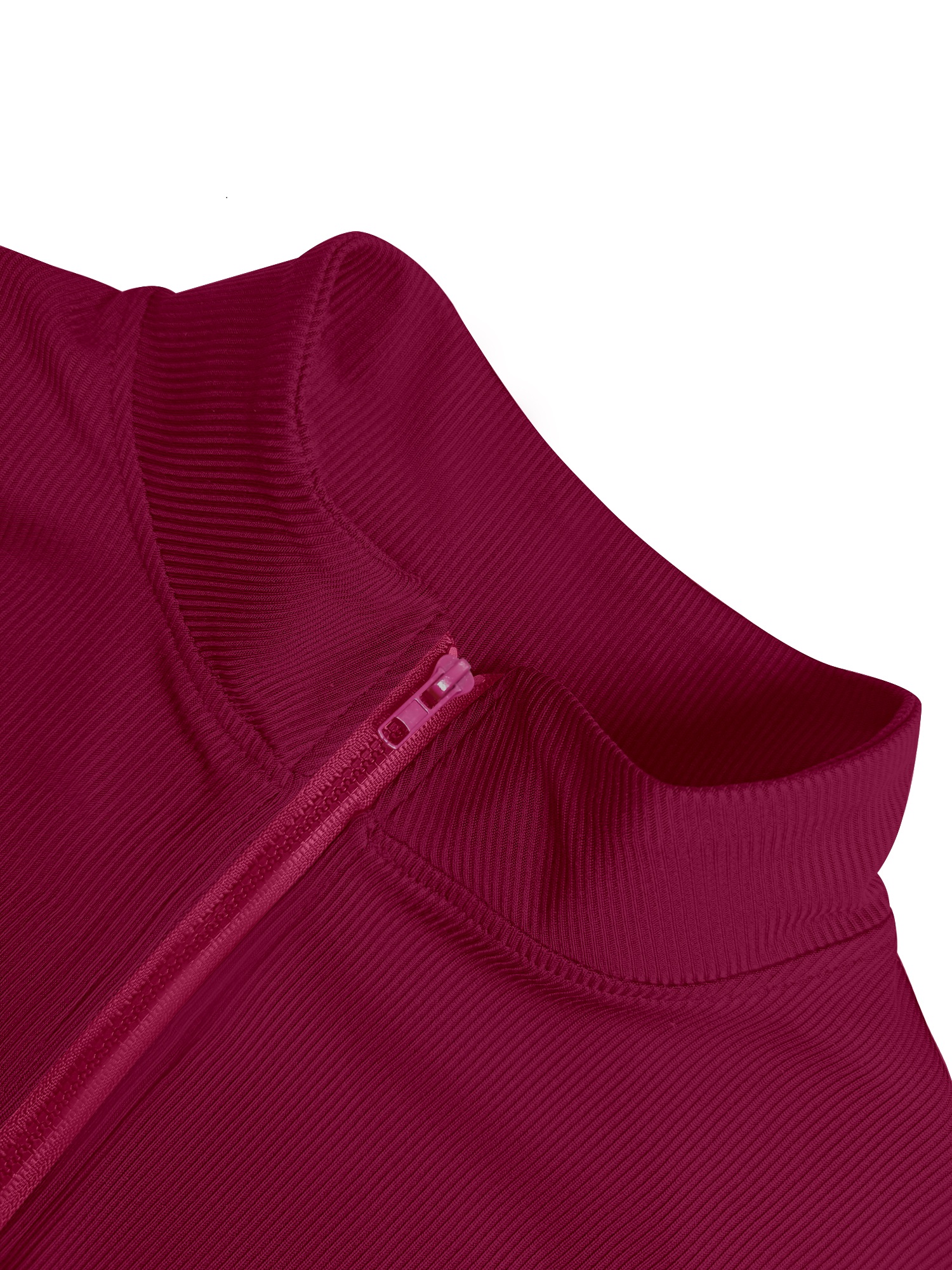Stretchy Rib Knit Zip-Up Athle - Yoga & Fitness With Faye The Well Being Studio Abbots Langley ulasan dan harga