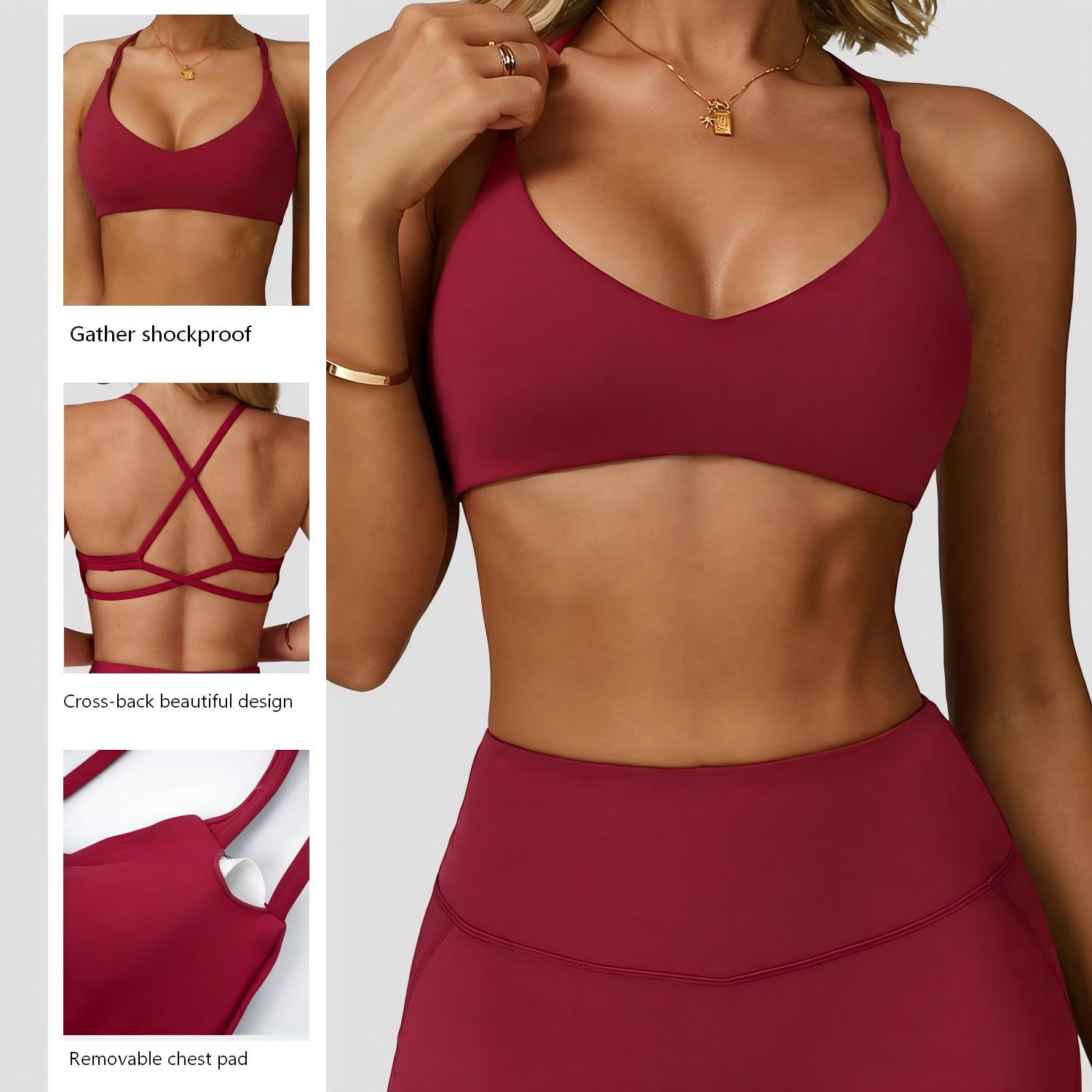 2026 New Style Sports Bra Wome - Yoga Fitness Body ulasan dan harga