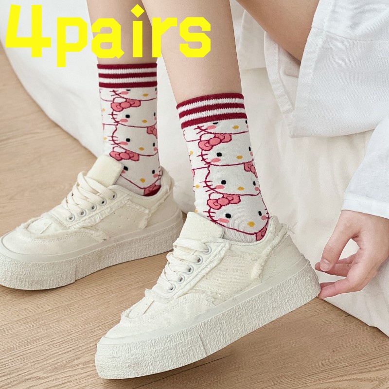 4 pairsof HelloKitty anti slip - Yoga Fitness First ulasan dan harga