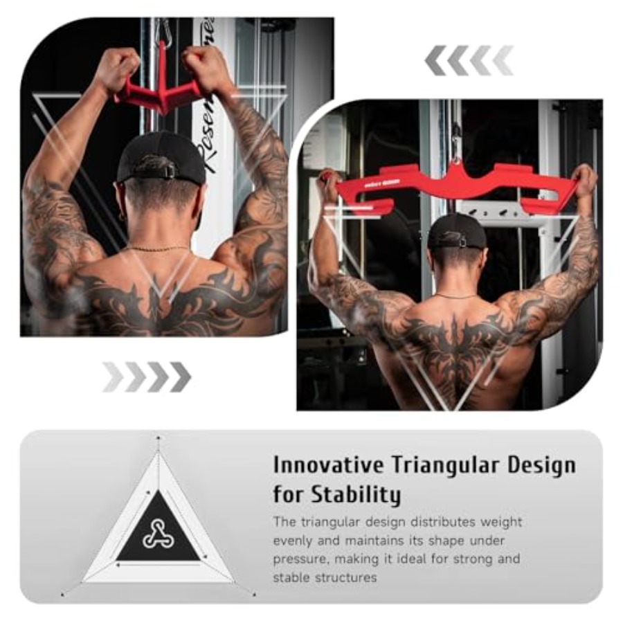 LAT Pull Down Bars Set Triangu - Lat Pulldown Bar ulasan dan harga