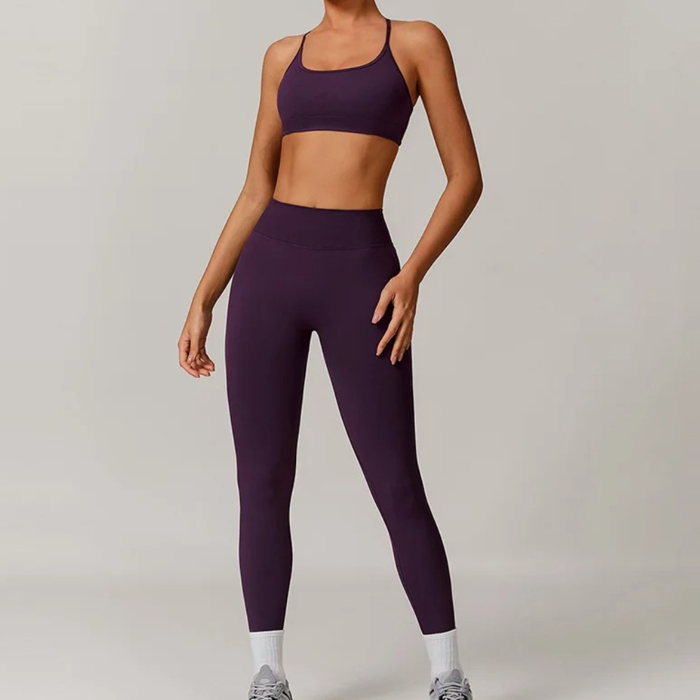 2PCS Yoga Seamless Set Sexy Gy - Yoga Fitness Kit ulasan dan harga