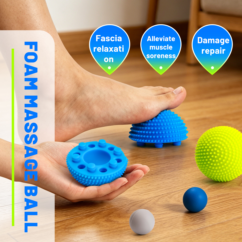 1/2pcs Neuro Massage Ball with - Yoga Fitness Ball ulasan dan harga