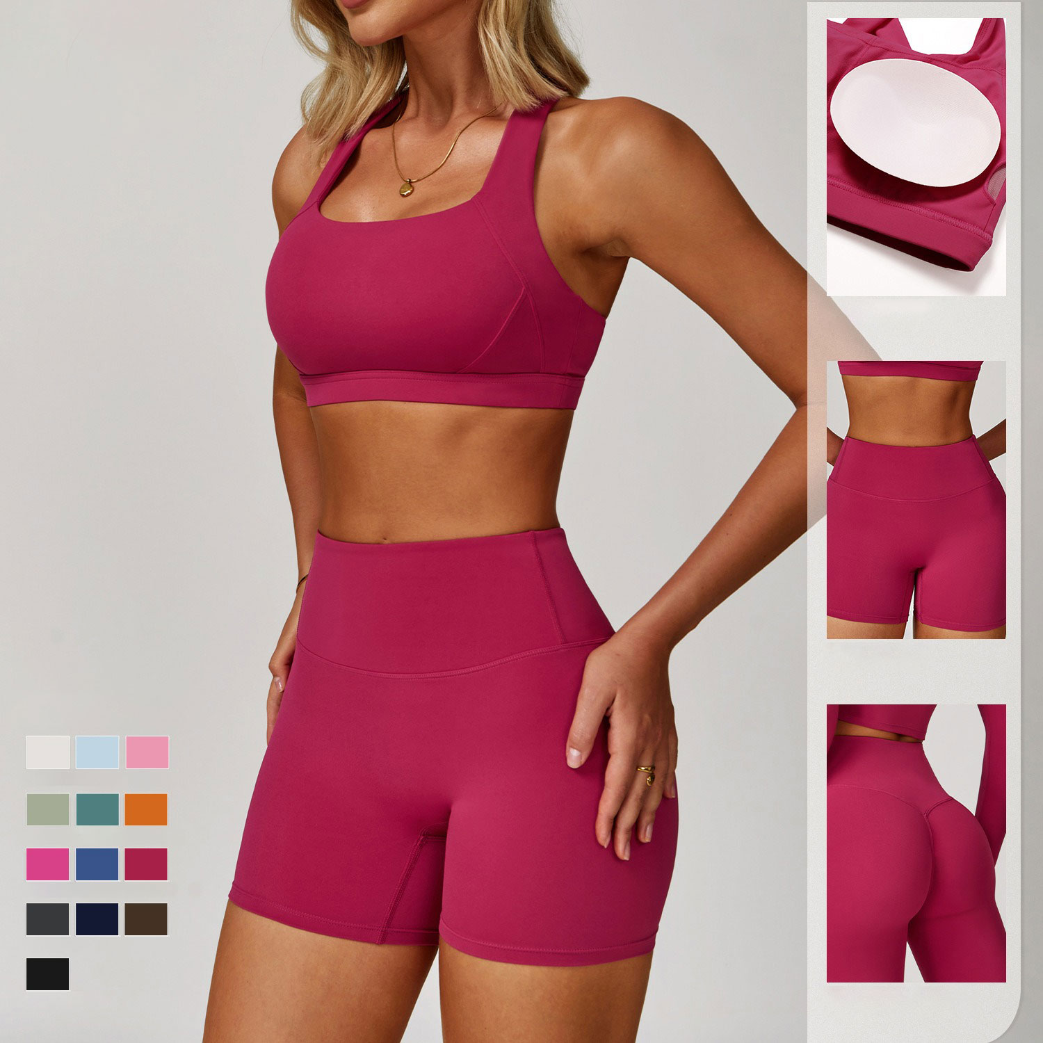 Spring Women's Yoga Outfit Set - Yoga Fitness Kit ulasan dan harga