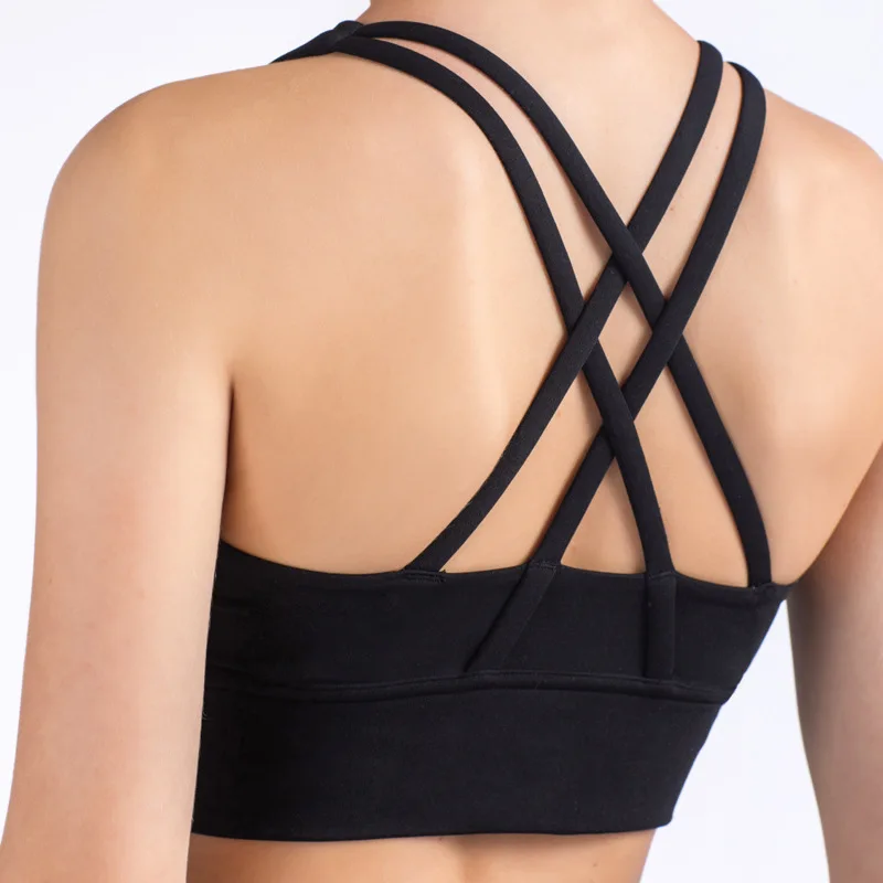 Summer Fashion Cross Back Wome - Yoga Fitness Body ulasan dan harga