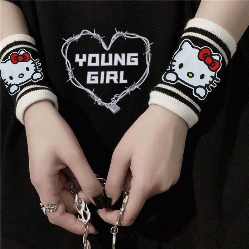 Hello Kitty wristband sweat-ab - Yoga Fitness First ulasan dan harga