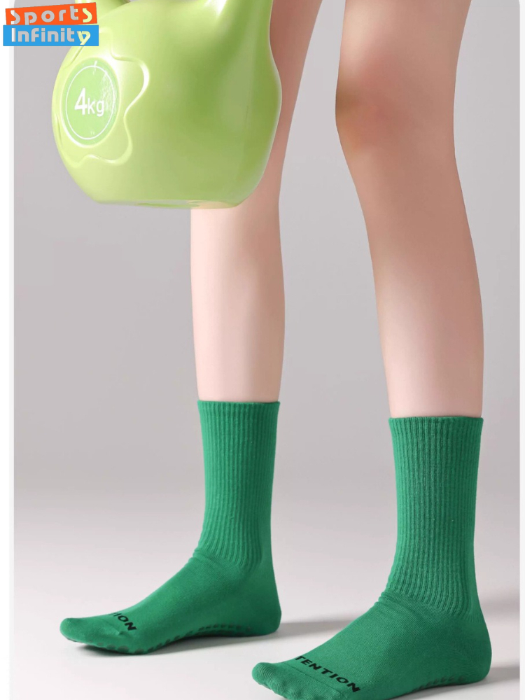 Solid Color Yoga Socks Anti Sl - Yoga Fitness Pilates ulasan dan harga