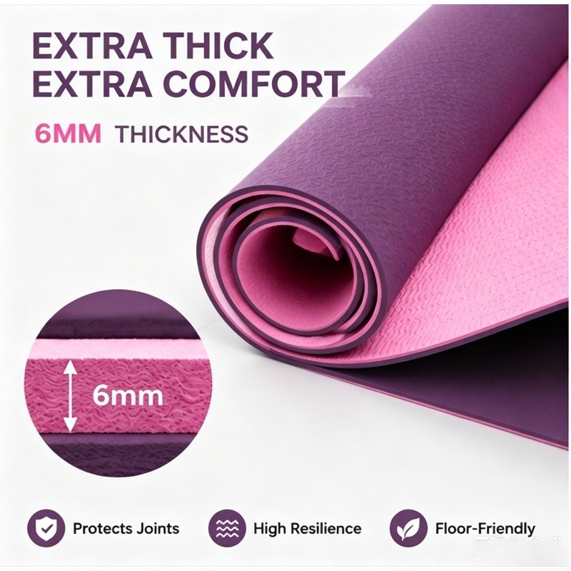 Yoga Mats Anti-slip Sport Fitn - Yoga Fitness Pilates ulasan dan harga